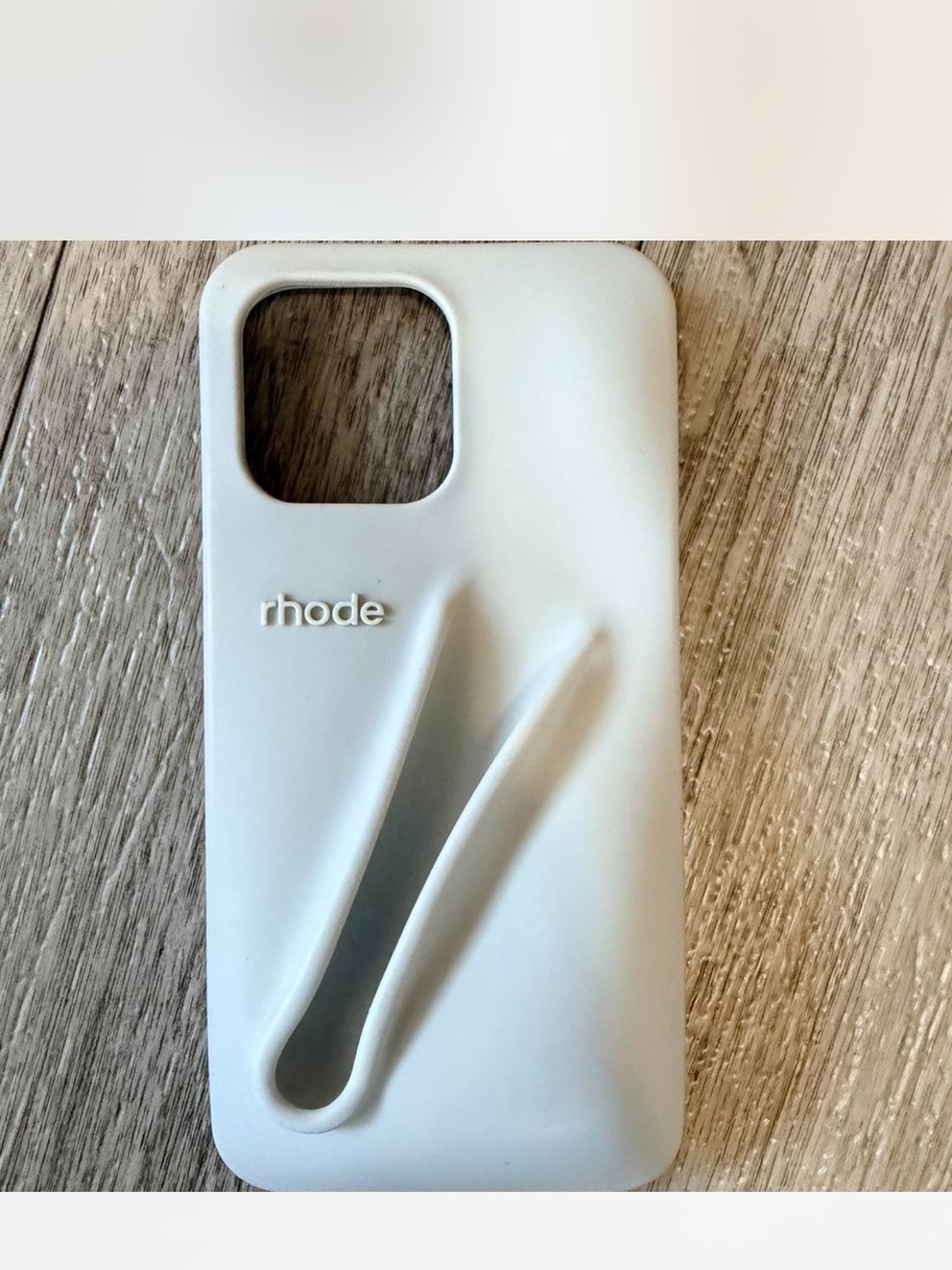 RHODE Soft Silicone Phone Case classic grey
